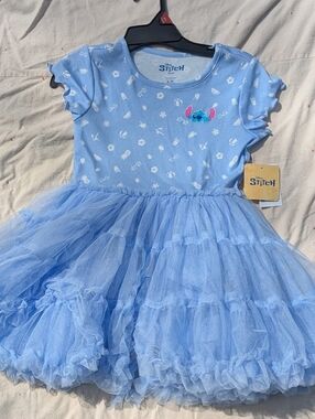 Disney Light Blue Stitch Tulle Dress